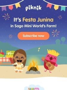 UPDATE: Celebrate Festa Junina in Sago Mini World!