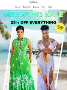 Weekend Madness : 25% Off Sitewide