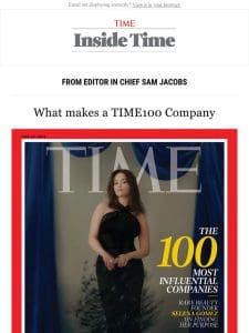 What makes a TIME100 Company