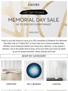⏰ Tick-Tock! Memorial Day Savings Disappear at Midnight!