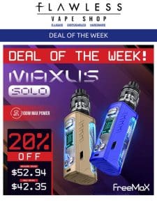 ⚡Hurry! Limited offer Deal of the Week!⏰