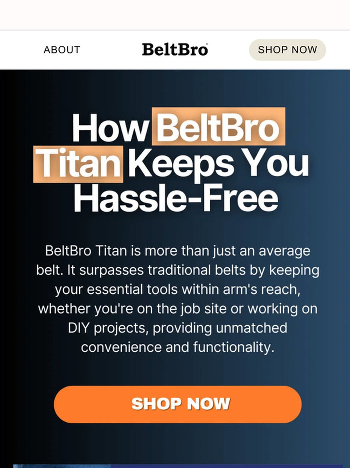 ️ Hands-Free Comfort with BeltBro Titan!